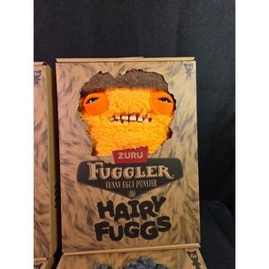 Zuru Fuggler Funny Ugly Monster Hairy Fuggs Orange Plush Toy New Boxed 9.4 inc